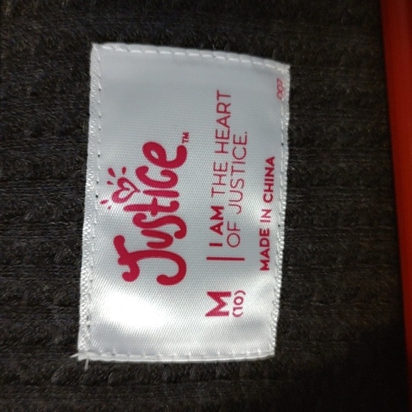 Girls Justice Waffle Woven Shacket - Picture 4 of 6